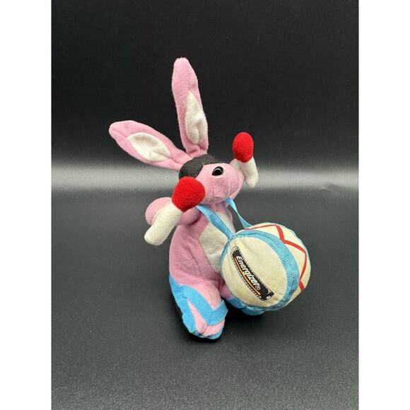 Vintage 1997 Eveready Energizer Battery Bunny 7" Beanbag Plush READ DESCRIPTION - Picture 1 of 10